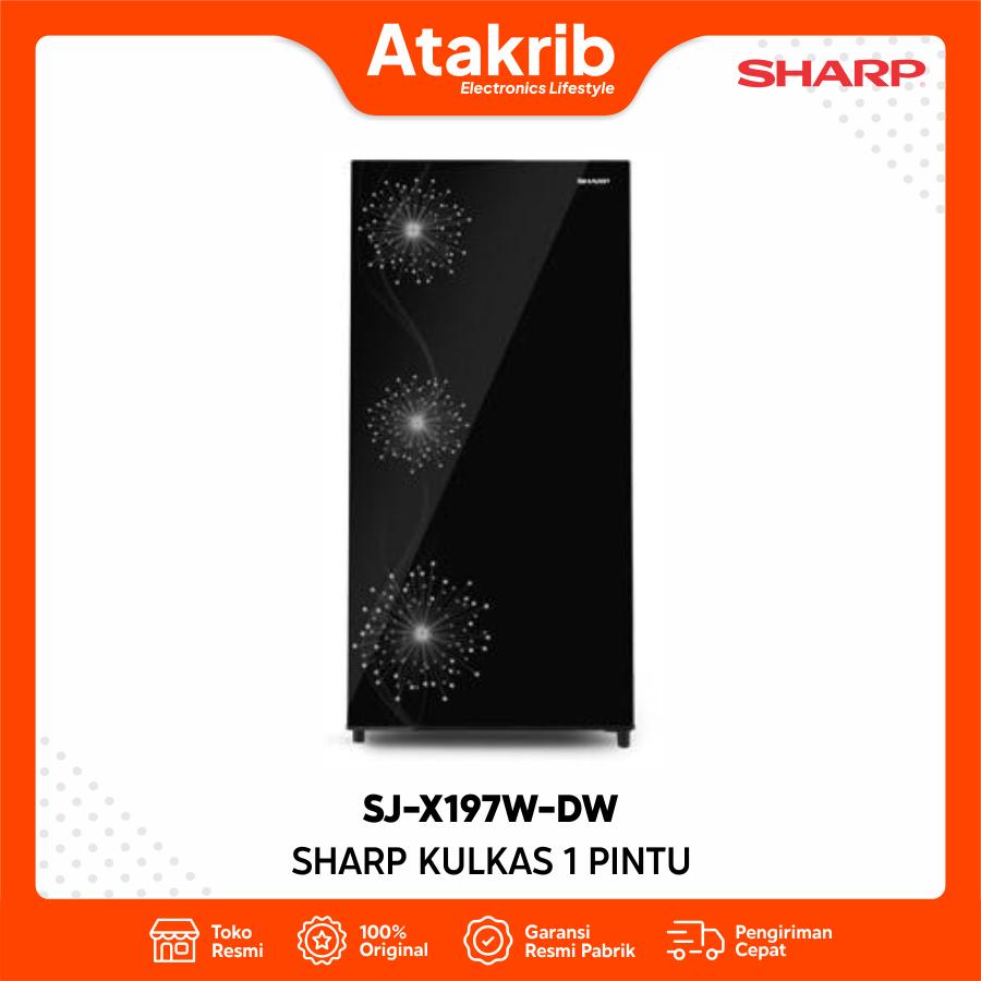 SHARP KULKAS 1 PINTU SJ-X197W-DW