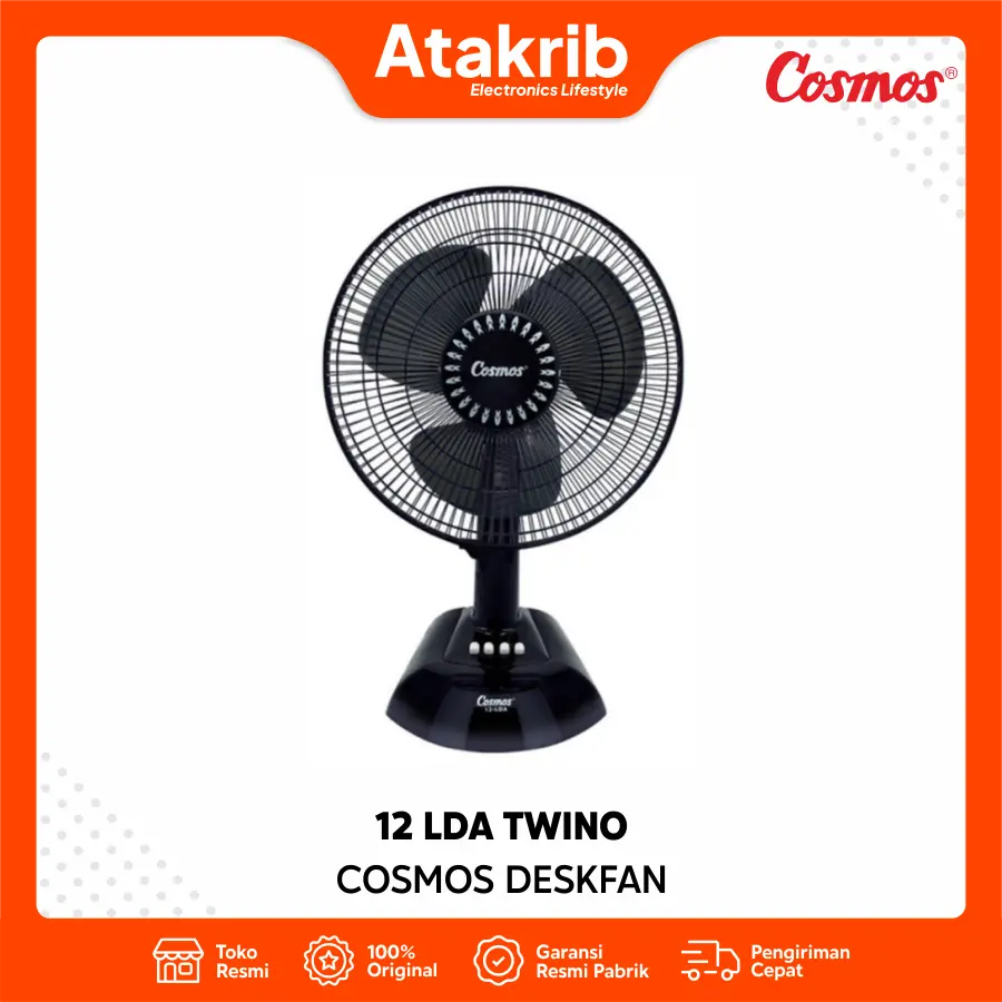 COSMOS DESK FAN 12 LDA TWINO