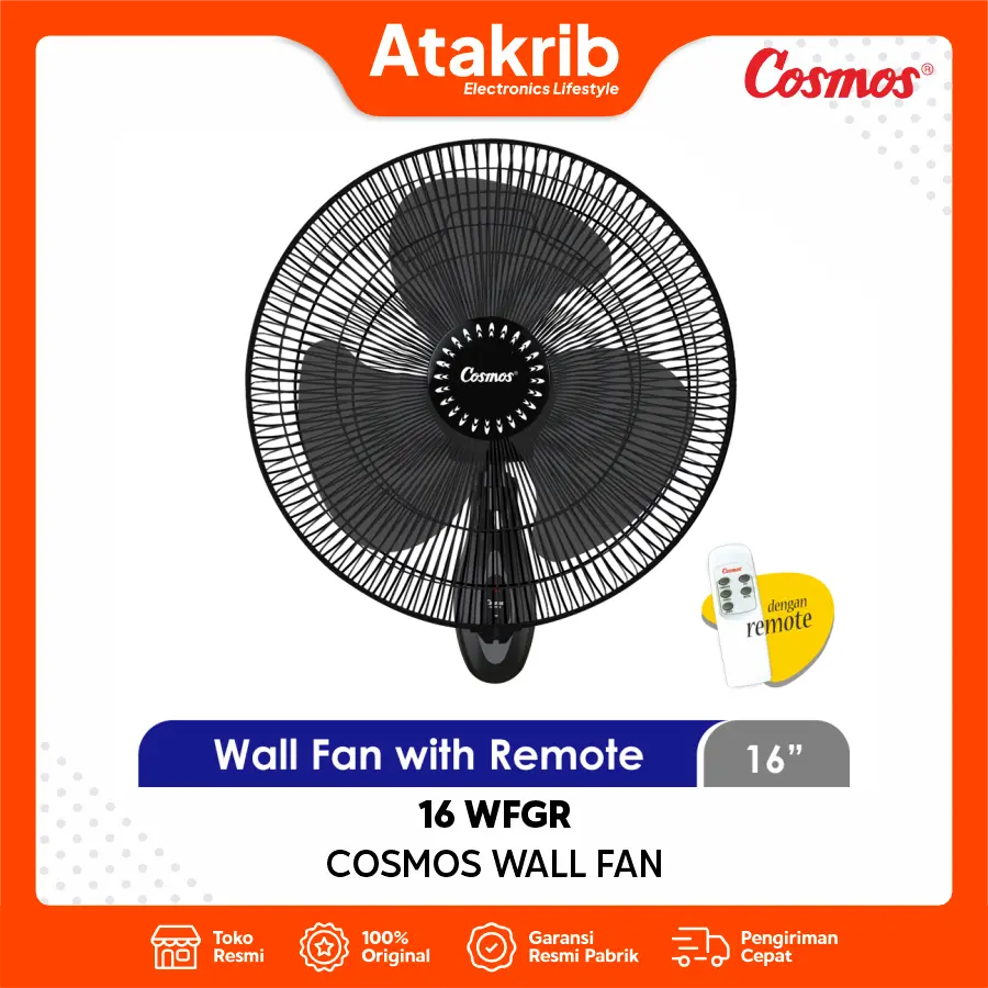 COSMOS WALL FAN 16 WFGR