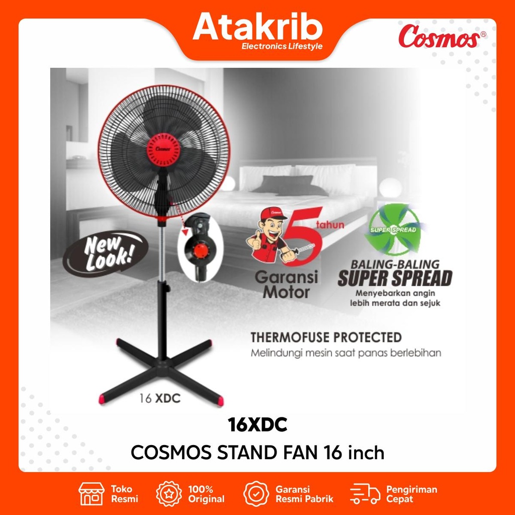 COSMOS STAND FAN 16XDC