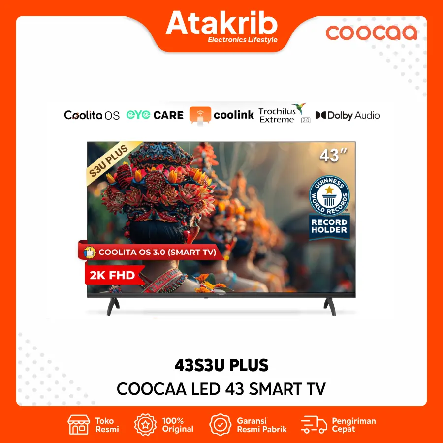 COOCAA LED 43 43S3U PLUS