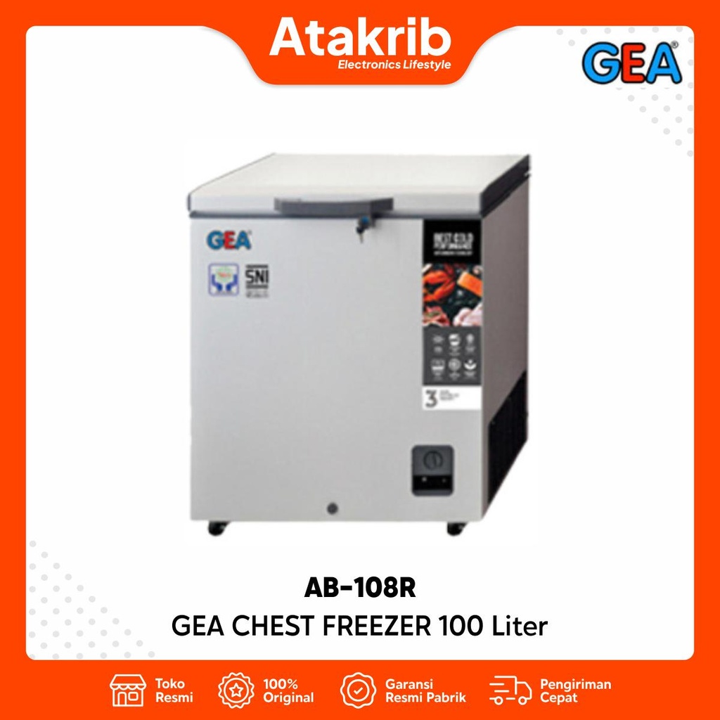 GEA CHEST FREEZER AB-108R