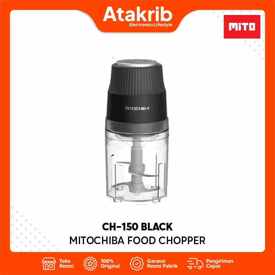 MITOCHIBA FOOD CHOPPER CH-150 BLACK