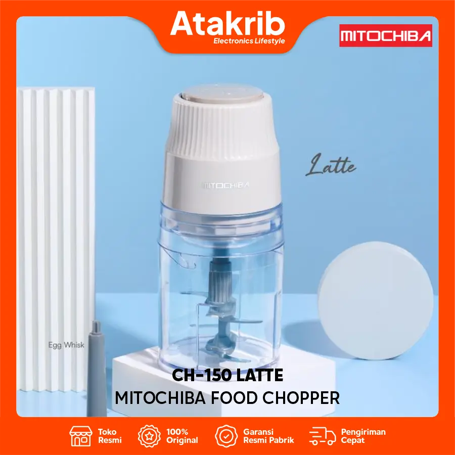 MITOCHIBA FOOD CHOPPER CH-150 LATTE