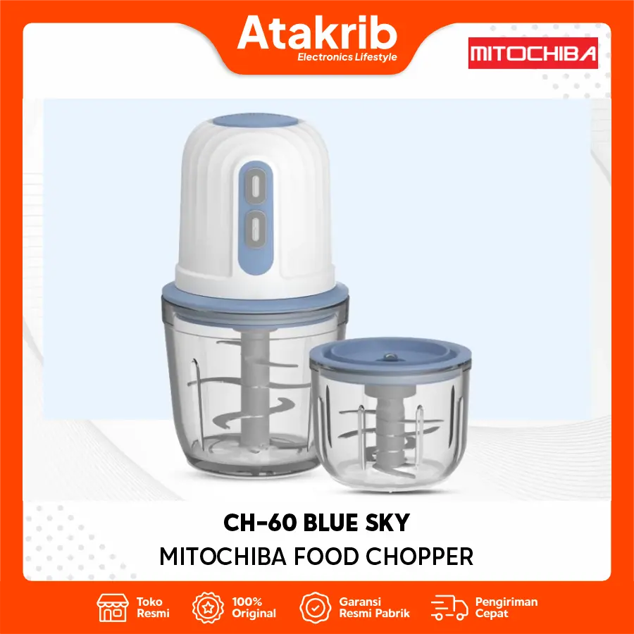 MITOCHIBA FOOD CHOPPER CH-60 BLUE SKY