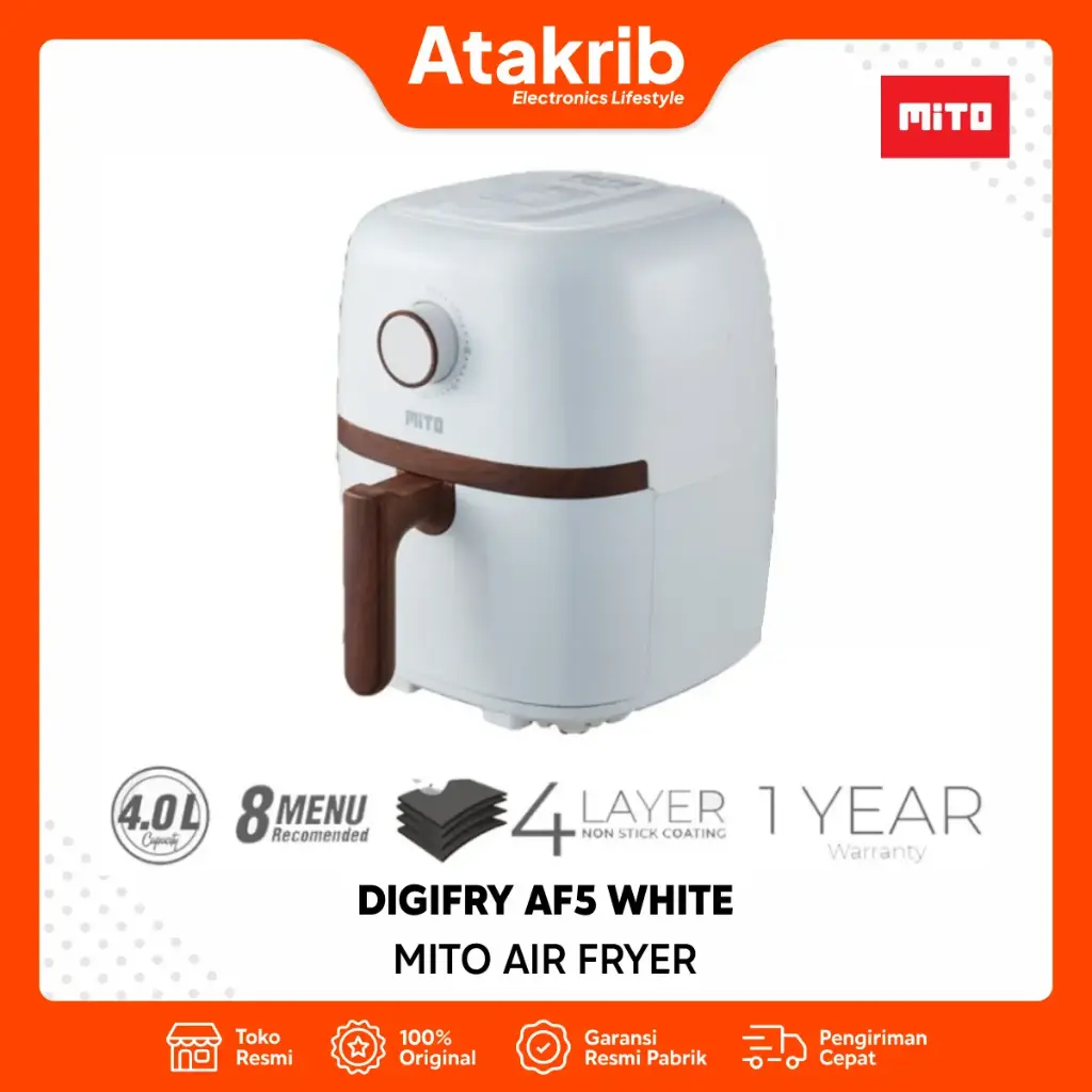 MITO AIR FRYER DIGIFRY AF5 WHITE
