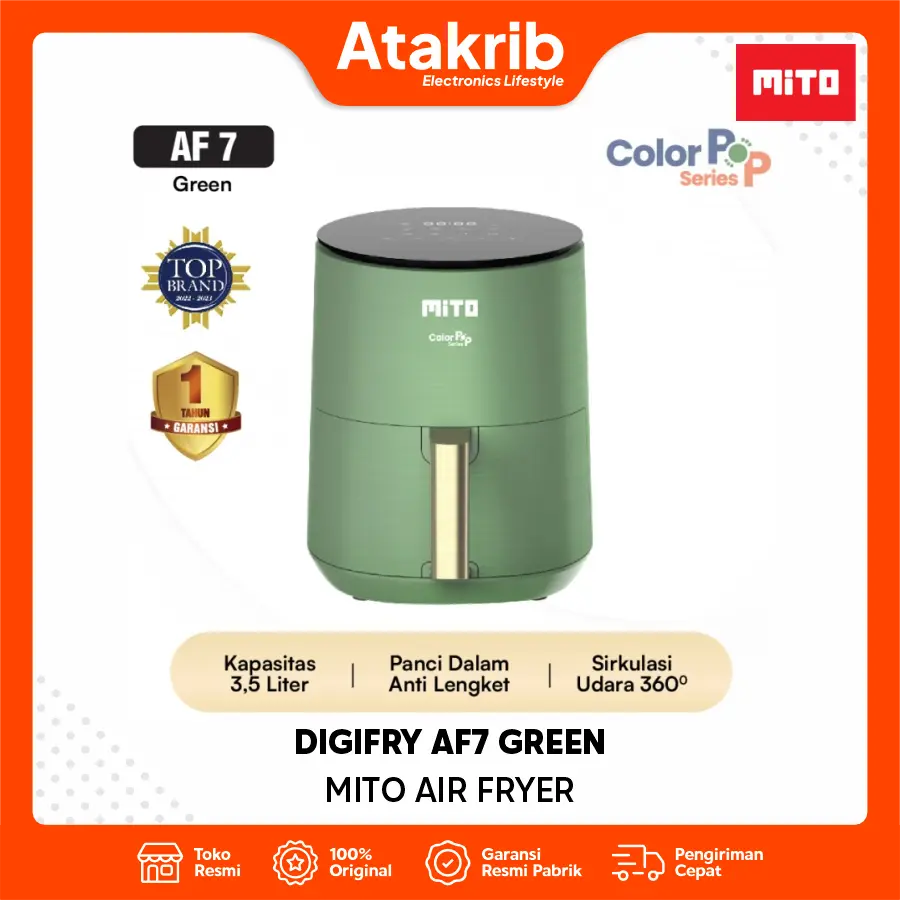 MITO AIR FRYER DIGIFRY AF7 GREEN