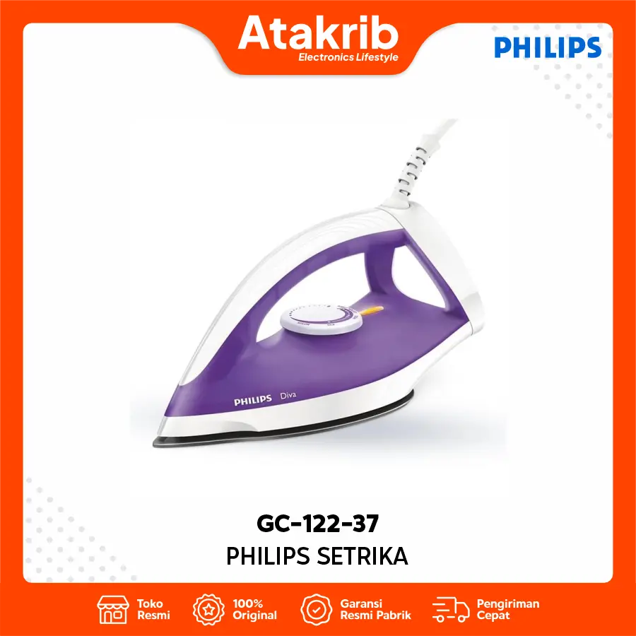 PHILIPS SETRIKA GC-122-37