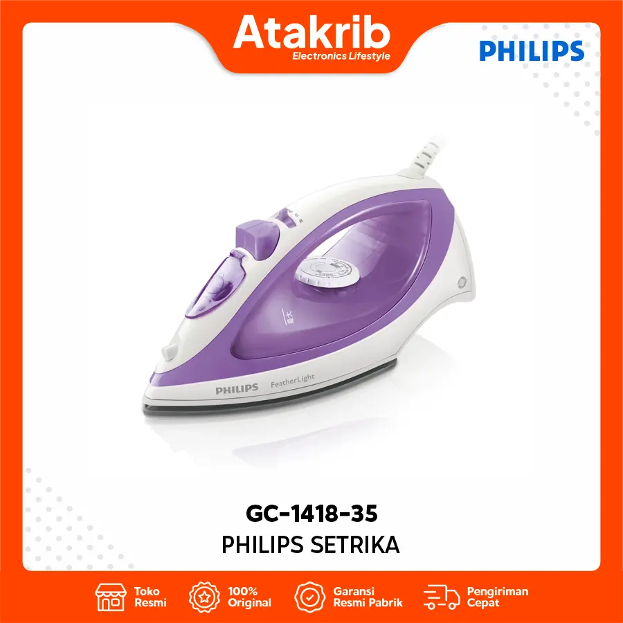 PHILIPS SETRIKA GC-1418-35