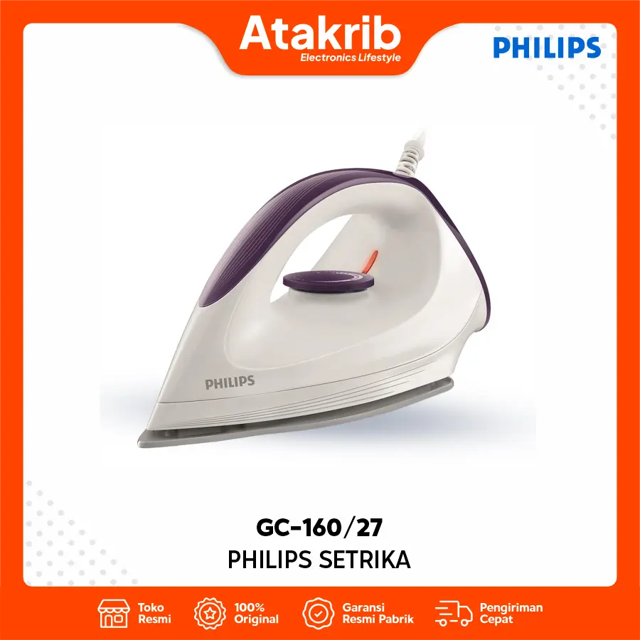 PHILIPS SETRIKA GC-160/27