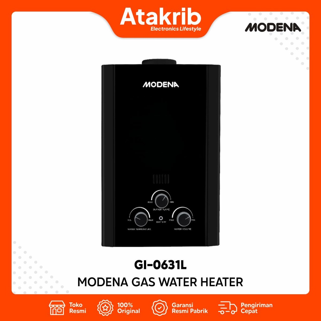 MODENA GAS WATER HEATER GI-0631L