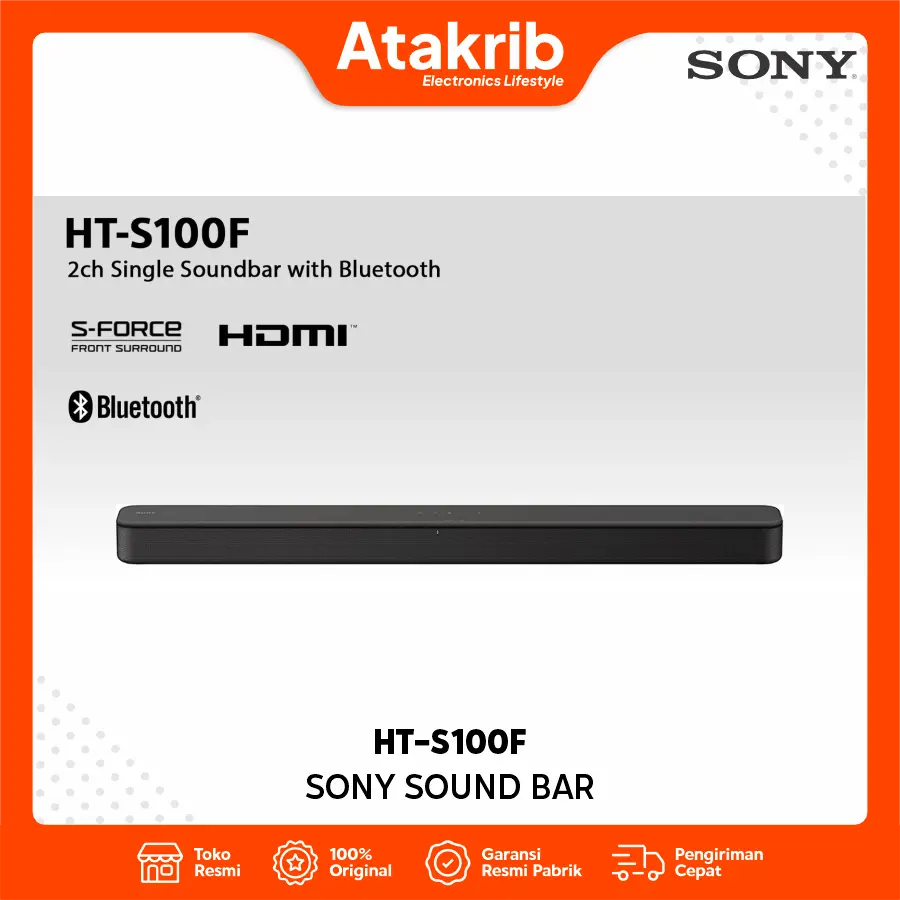 SONY SOUNDBAR HT-S100F