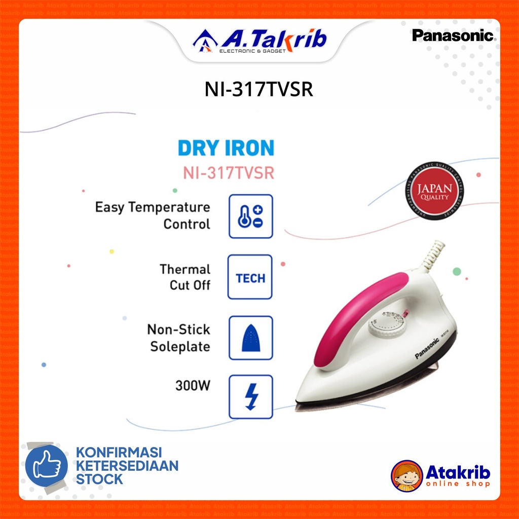 PANASONIC SETRIKA NI-317TVSR