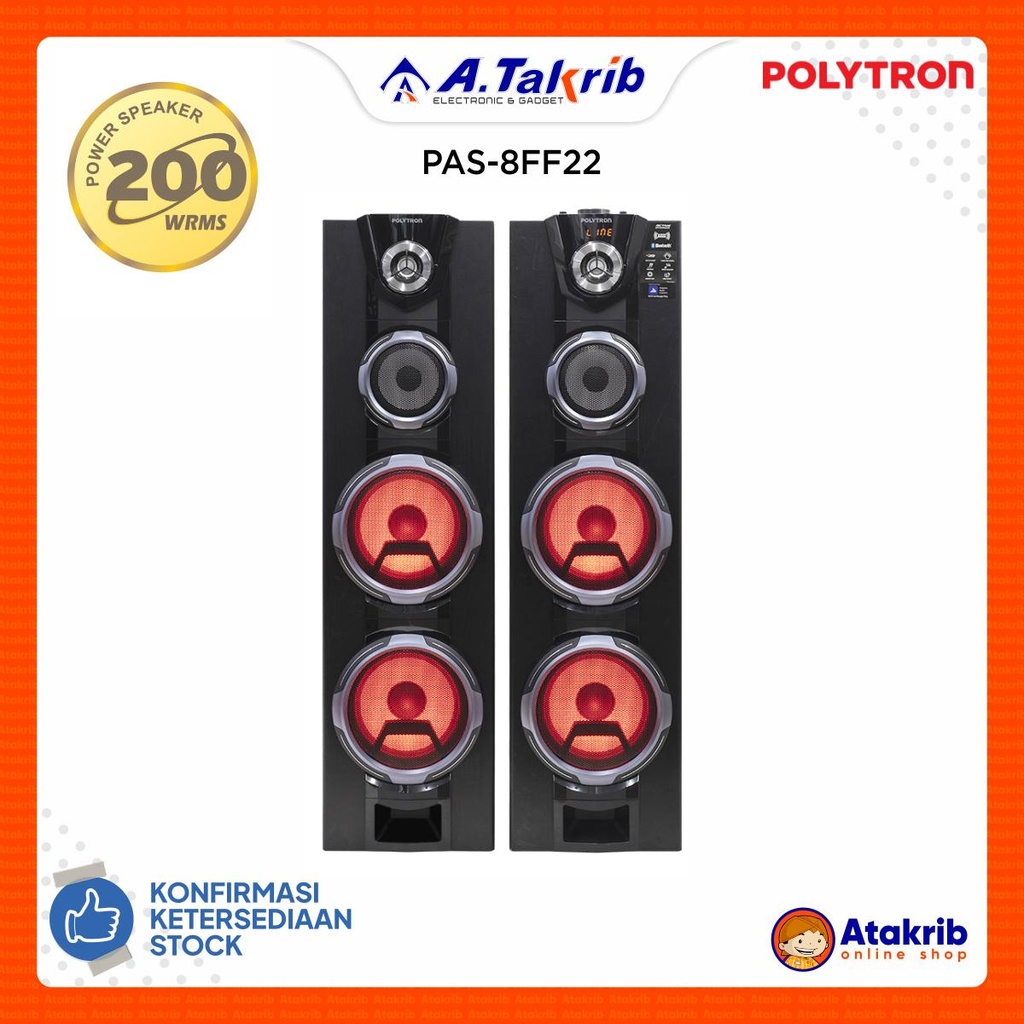 POLYTRON SPEAKER AKTIF PAS-8FF22
