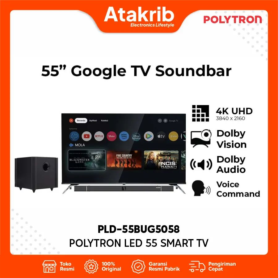 POLYTRON LED 55 PLD-55BUG5058