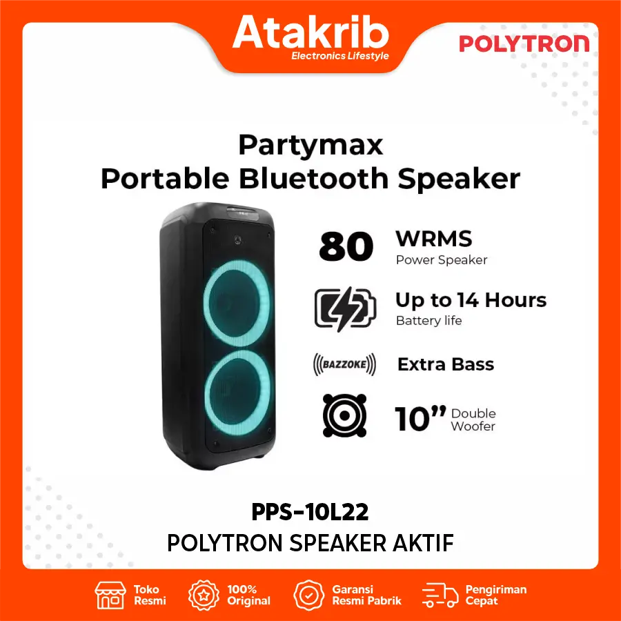 POLYTRON SPEAKER AKTIF PPS-10L22