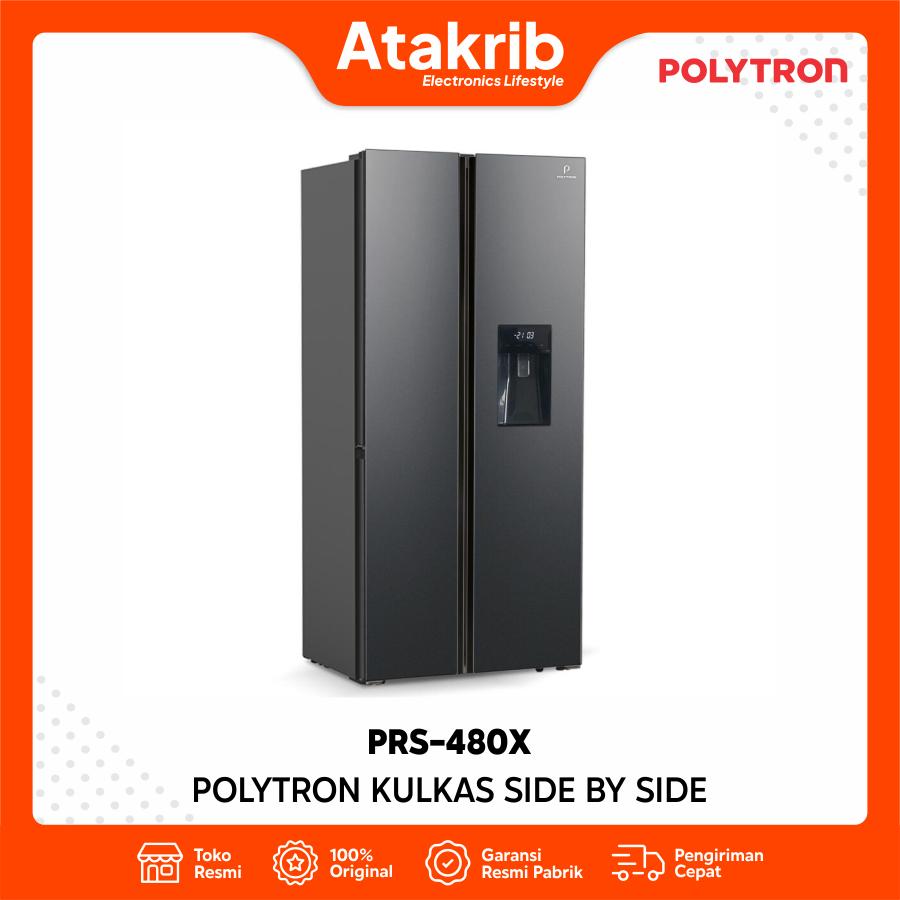 POLYTRON KULKAS SIDE BY SIDE PRS-480X