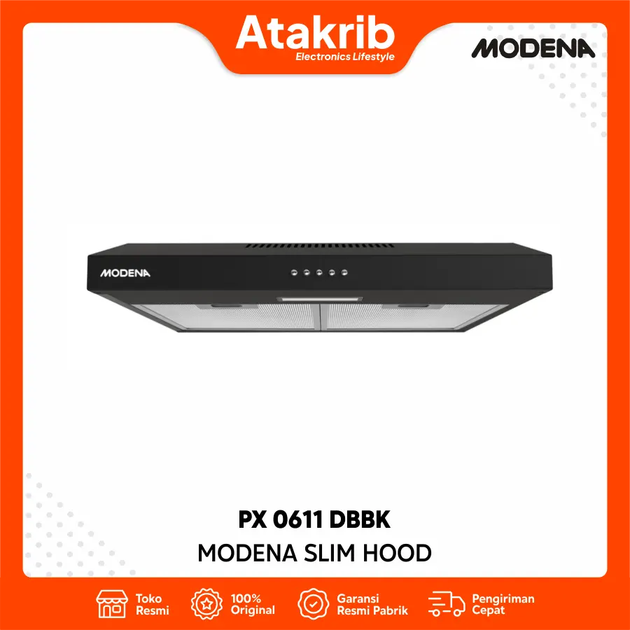 MODENA COOKER HOOD PX 0611 DBBK