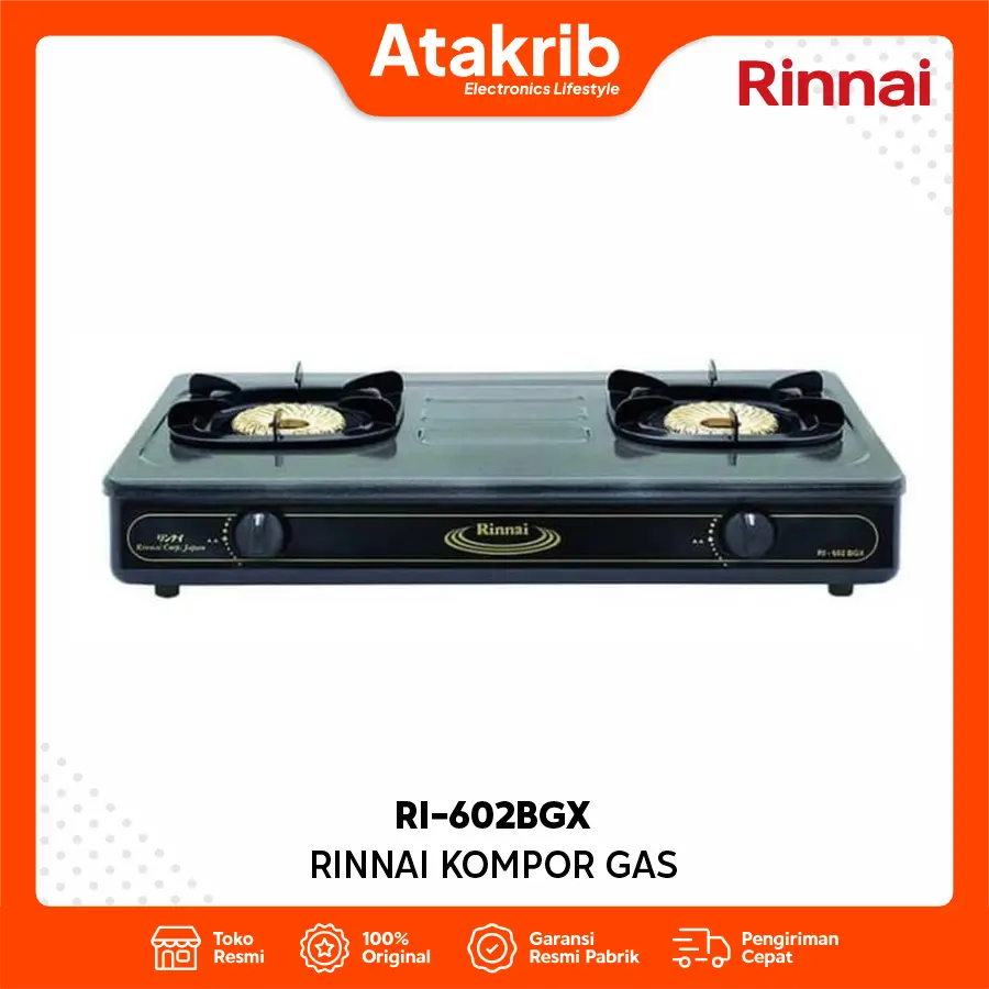 RINNAI KOMPOR GAS KOMERSIAL RI-602BGX