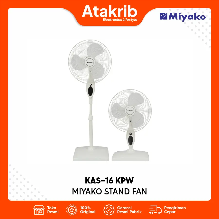 MIYAKO STAND FAN KAS-16 KPW