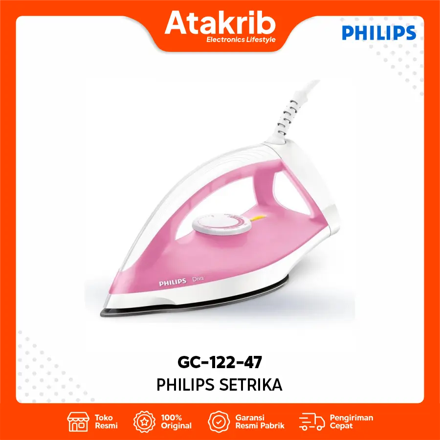 PHILIPS SETRIKA GC-122-47