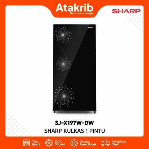 SHARP KULKAS 1 PINTU SJ-X197W-DW