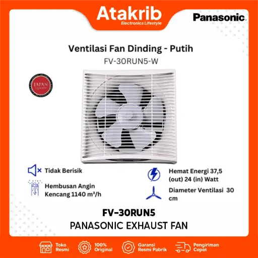 PANASONIC EXHAUST FAN FV-30RUN5