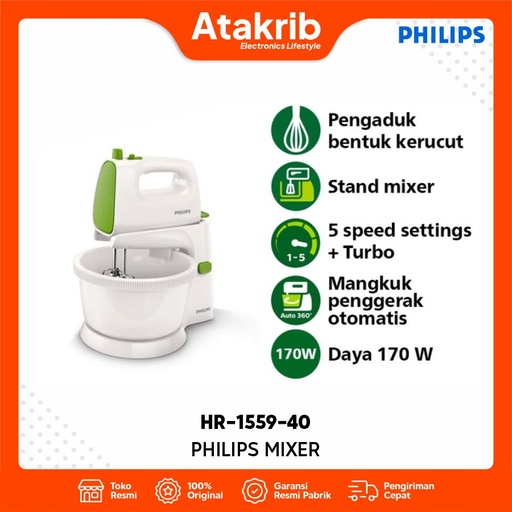PHILIPS MIXER HR-1559-40