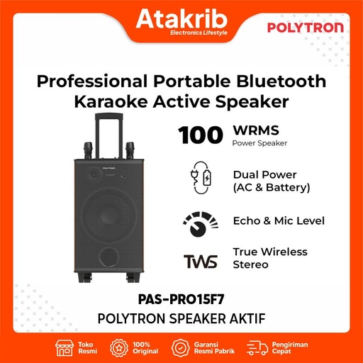POLYTRON SPEAKER AKTIF PAS-PRO15F7