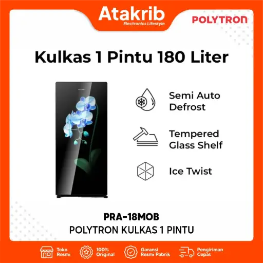 POLYTRON KULKAS 1 PINTU PRA-18MOB