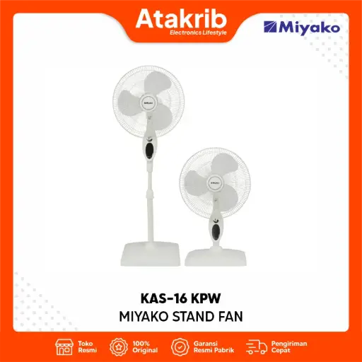 MIYAKO STAND FAN KAS-16 KPW