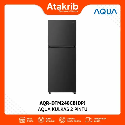 AQUA KULKAS 2 PINTU SMALL AQR-DTM248CB(DP)